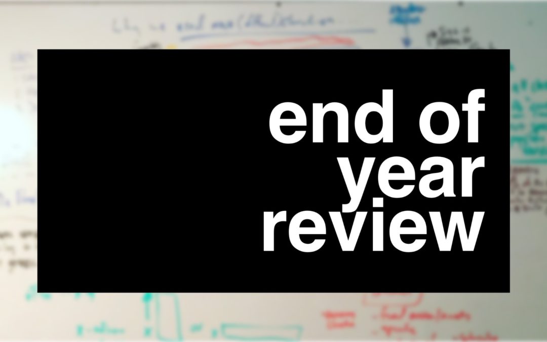 End of Year Review (and putting the best foot forward) | Productive Pastor 2018